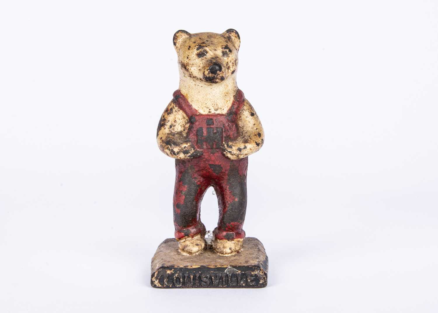 Lot 202 - An American cast-iron I.H. Harvester Louisville bear, circa 1949