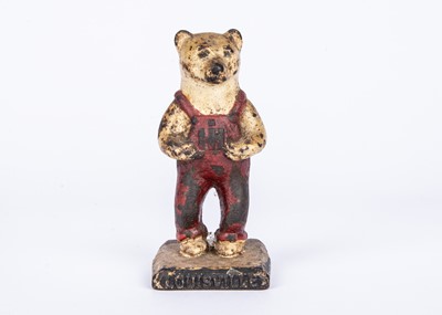 Lot 202 - An American cast-iron I.H. Harvester Louisville bear, circa 1949