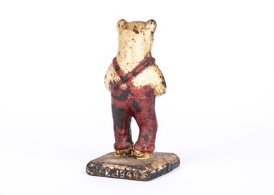 Lot 202 - An American cast-iron I.H. Harvester Louisville bear, circa 1949