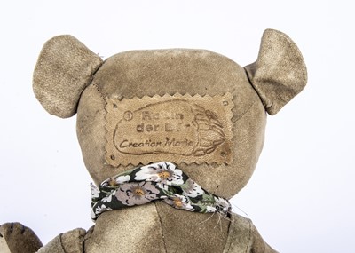 Lot 213 - A rare Marie Robischon first-ever leather artist Teddy Bear, circa 1994