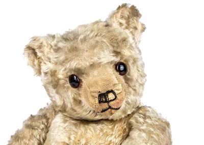 Lot 224 - A J.K. Farnell Teddy Bear, similar design to the original Winnie the Pooh, from the Strafford upon Avon Teddy Bear museum