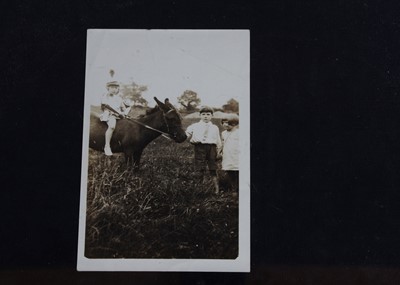 Lot 232 - Four original photographs of Christopher Robin and Anne Darlington as children