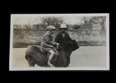 Lot 234 - Four original photographs of Christopher Robin and Anne Darlington as children
