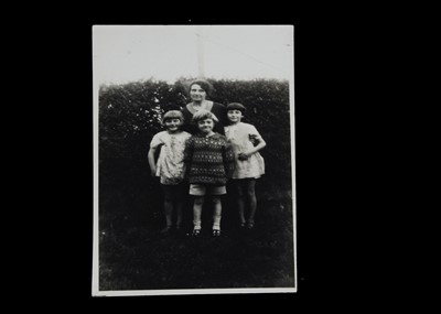 Lot 234 - Four original photographs of Christopher Robin and Anne Darlington as children