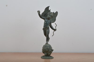 Lot 115 - A 19th century or later probably lead cast sculpture