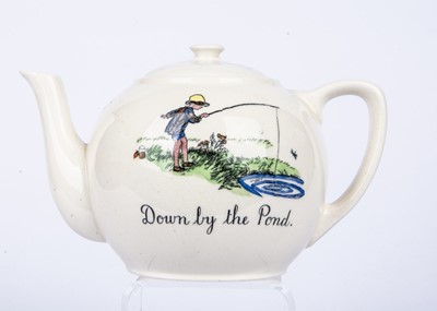 Lot 244 - A rare Ashstead Pottery Pooh tea set from the Olive Brockwell (Christopher Robin’s nanny) collection