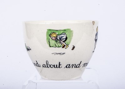 Lot 244 - A rare Ashstead Pottery Pooh tea set from the Olive Brockwell (Christopher Robin’s nanny) collection