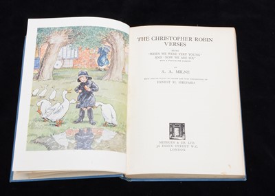 Lot 252 - A 1st Edition The Christopher Robin Verses by A.A. Milne, 1932