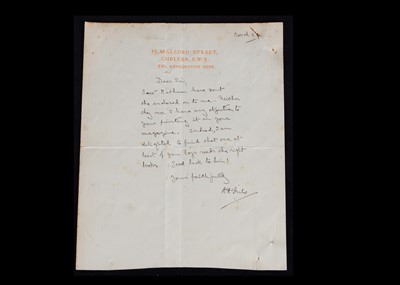 Lot 253 - An A.A. Milne autographed letter, March 1929