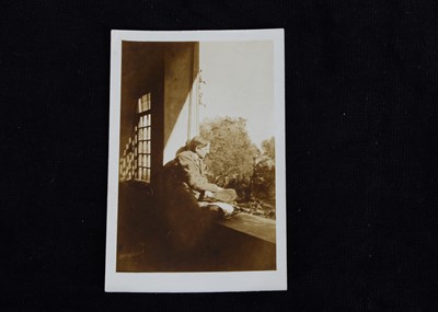 Lot 254 - An original photograph and negative of A.A. Milne, circa 1925