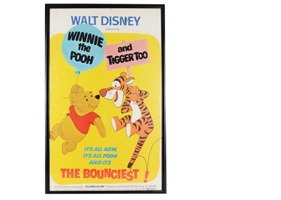 Lot 267 - Walt Disney Winnie the Pooh and Tigger Too US one-sheet film poster, 1974