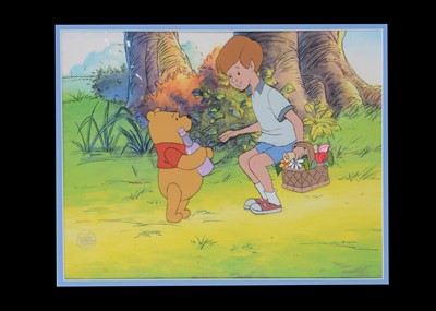 Lot 269 - An original Walt Disney production cel from ‘The New Adventures of Winnie the Pooh’, 1988