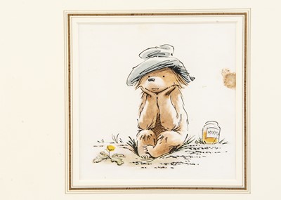 Lot 278 - A Fred Banbery original pen, ink and watercolour Paddington illustration, 1972