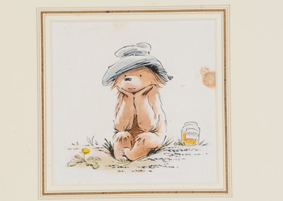 Lot 278 - A Fred Banbery original pen, ink and watercolour Paddington illustration, 1972