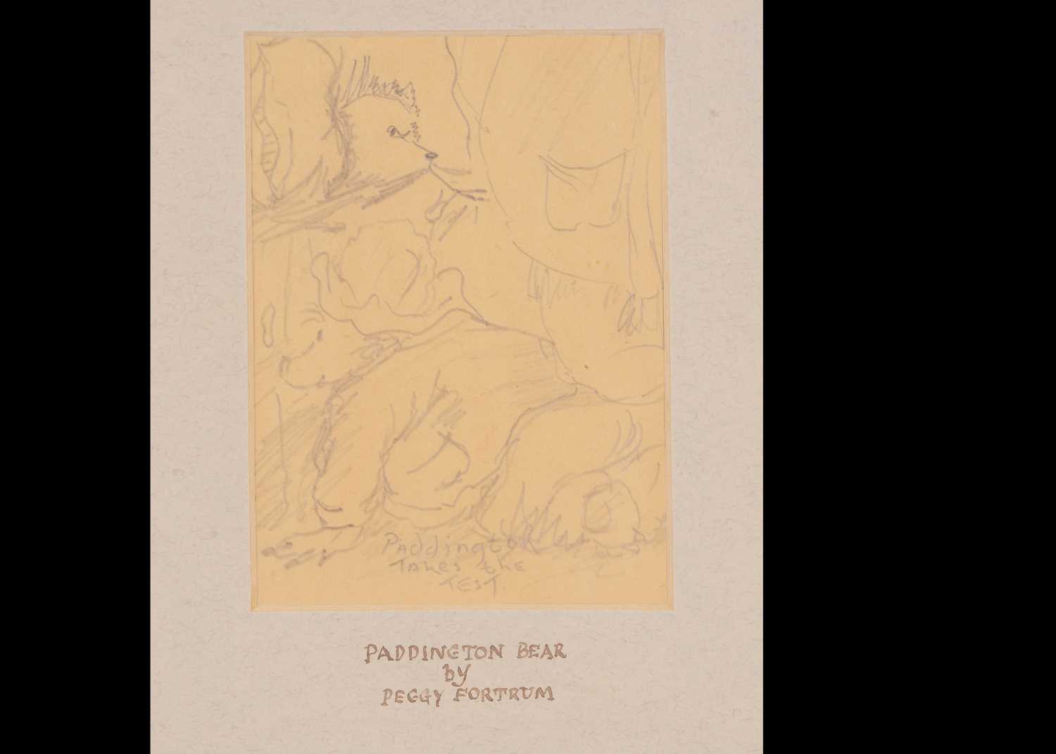 Lot 281 - A Paddington pencil sketch, probably by Peggy Fortnum