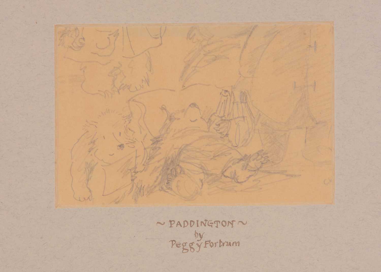 Lot 282 - A Paddington pencil sketch, probably by Peggy Fortnum