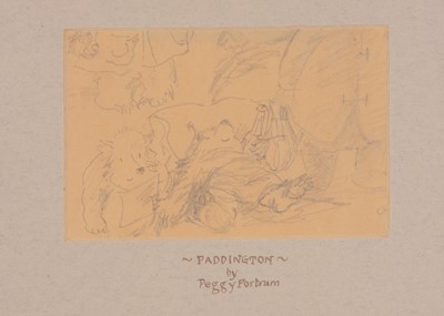 Lot 282 - A Paddington pencil sketch, probably by Peggy Fortnum