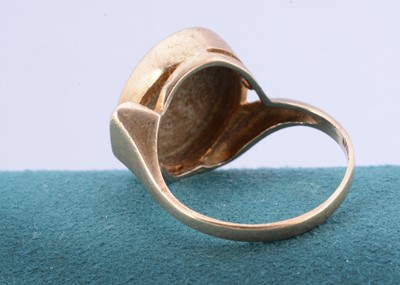 Lot 50 - A continental yellow metal Scorpio ring