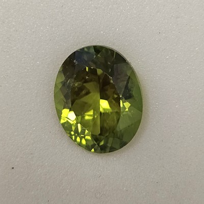 Lot 206 - A certificated Changbai Peridot