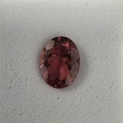 Lot 216 - A certificated Congo Pink Tourmaline