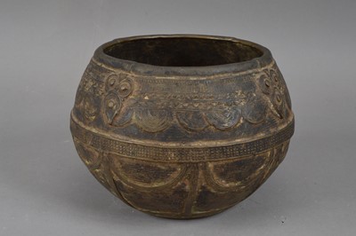 Lot 143 - A middle Eastern metal bowl