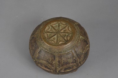 Lot 143 - A middle Eastern metal bowl