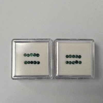 Lot 256 - Two certificated Santa Terezinha Emerald gem boxes