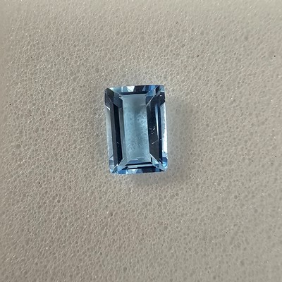 Lot 264 - A certificated Swiss Blue Topaz