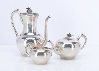 Lot 271 - A c1920s Dutch three piece part tea set