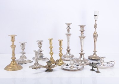 Lot 289 - A Collection of Various Candle Sticks