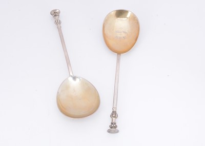 Lot 292 - A Pair of George V Silver Spoons by William Hutton & Son