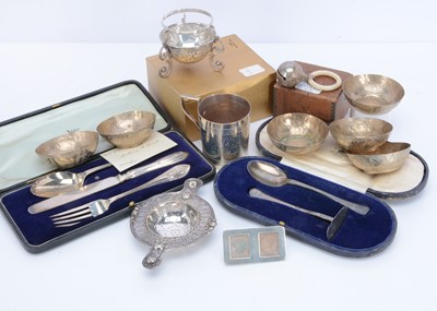 Lot 295 - A Collection of Silver and Other Items