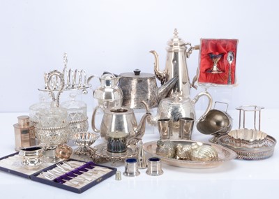 Lot 303 - A Large Collection of Silver Plated Items