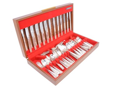 Lot 394 - A c1960s Community silver plated canteen of cutlery