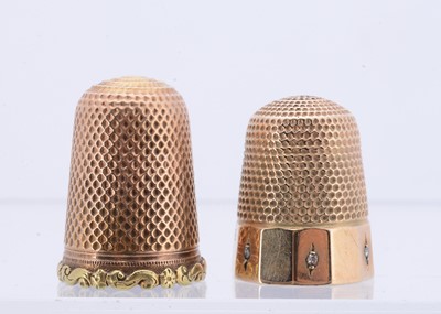 Lot 429 - Two Gold Thimbles