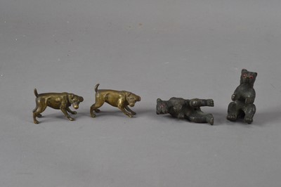 Lot 171 - Four cast metal animals