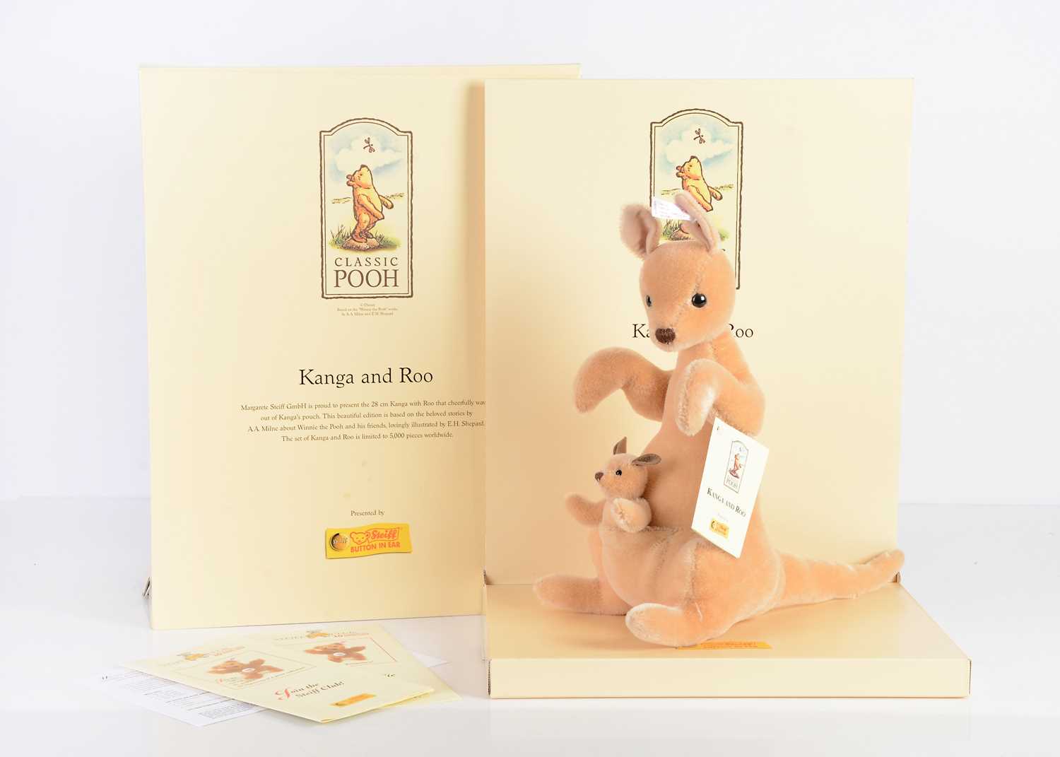 Lot 6 - A Steiff limited edition Kanga and Roo from