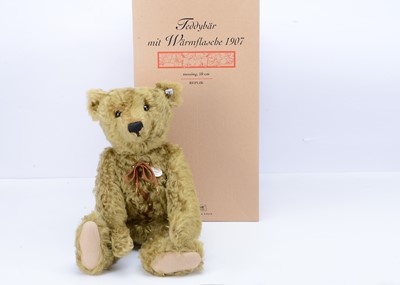 Lot 17 - A Steiff limited edition Hot Water Bottle teddy bear replica 1907