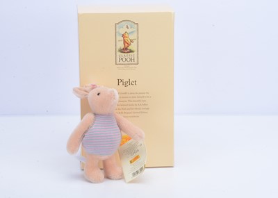 Lot 22 - A Steiff limited edition Classic Pooh Piglet