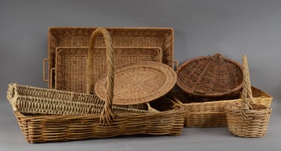 Lot 178 - A collection of wicker items