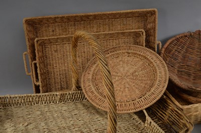Lot 178 - A collection of wicker items