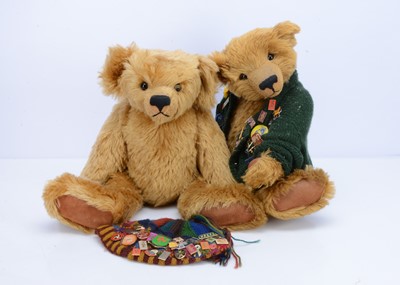 Lot 64 - Two  unknown artist teddy bears