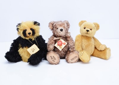 Lot 130 - Three artist  and collector teddy bears