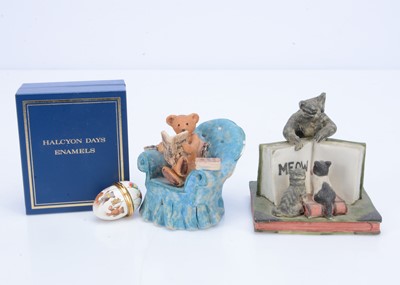 Lot 167 - Three teddy bear ornaments