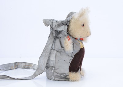 Lot 169 - A rare Farnell WW2 child's teddy bear gas mask case