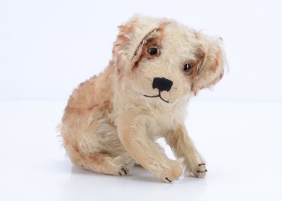 Lot 190 - A Steiff seated Molly dog, probably pre-war