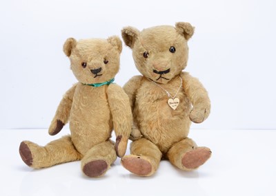 Lot 213 - Two 1930s Chad Valley Magna teddy bears