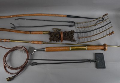 Lot 196 - A collection of antique agricultural equipment