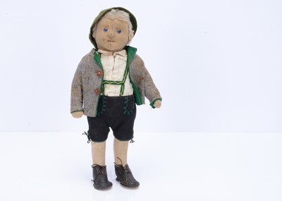 Lot 247 - A Steiff Anton felt doll, circa 1909