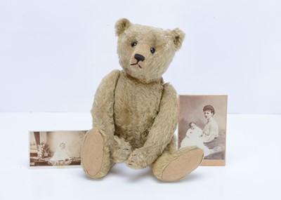 Lot 257 - A fine early Steiff teddy bear, circa 1906 with provenance